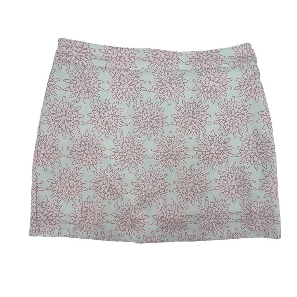 Pebble Beach Performance Pink White Floral Golf Mini Skort Size 6 Women’s - Picture 1 of 6